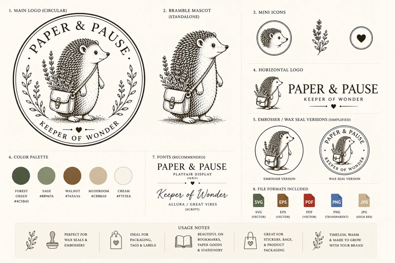 Original AI-generated concept for Paper and Pause