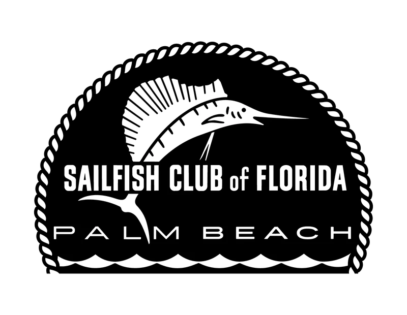 Restored 1964 Sail Fish Club of Florida rope-bordered emblem